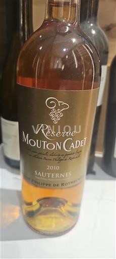 Burdeos Sauternes Mouton Cadet Réserve 2010