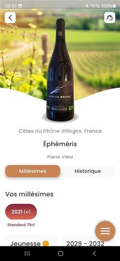 Údolí Rhôny Côtes-du-Rhône-villages Suze La Rousse Éphéméris 2021