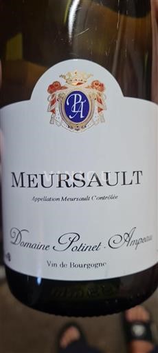 Burgund Meursault Domaine Potinetampeau 2015