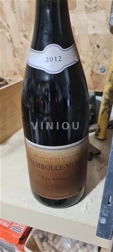 Bourgogne Chambolle-Musigny Bruno Clavelier Les Véroilles 2012