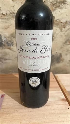 Bordeaux Lalande-de-Pomerol Château Jean De Gué 2006