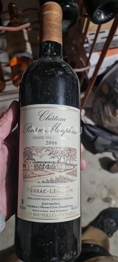 Bordeaux Pessac-Léognan Château Pontac Monplaisir 2006