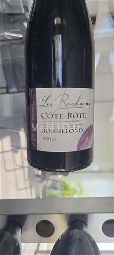 Rhônen laakso Côte-rôtie Bonnefond Les Rochains 2010