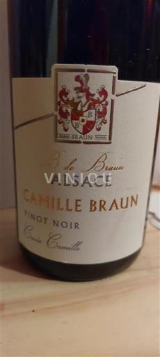 Alsazia Pinot nero Camille Braun Camille 2016