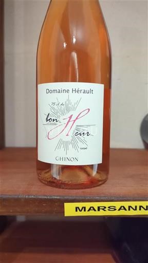 Vallée de la Loire Chinon Domaine Hérault bon Heur rosé 2024