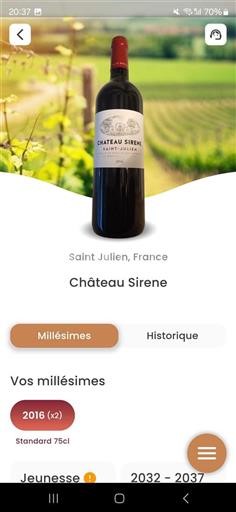 Bordeaux Saint-Julien Grand Cru Château Sirène 2016