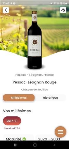 Bordeaux Pessac-Léognan Château Rouillac 2017