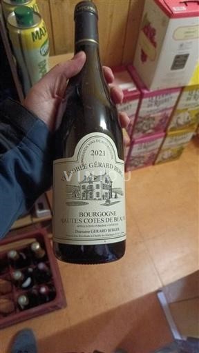 Bourgogne Hautes Côtes de Beaune Vignoble Gérard Berger 2021