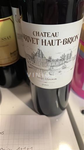 Bordeaux Pessac-Léognan Château Larivet Hautbrion 2005