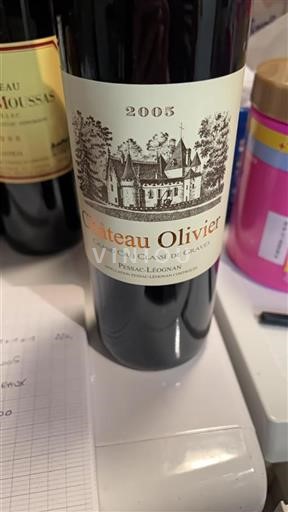 Bordeaux Pessac-Léognan Grand Cru Château Olivier 2005