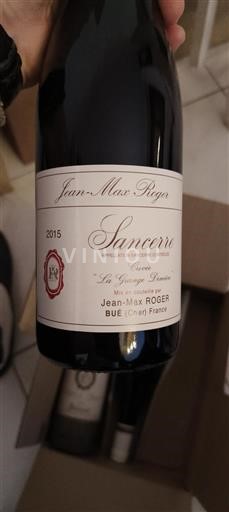 Vallée de la Loire Sancerre Domaine Jeanmax Roger La Grange Dimière 2015