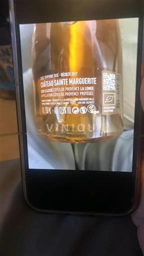 Vin Rosé sec Symphonie Rosé Château Sainte Marguerite 2017 France Provence Côtes-de-provence