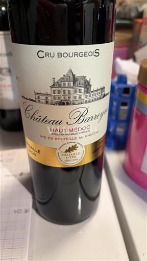 Bordeaux Haut-Médoc Cru Bourgeois Barreyres Senza annata