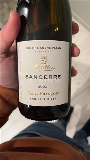 Vallée de la Loire Sancerre André Vatan Saint François 2022