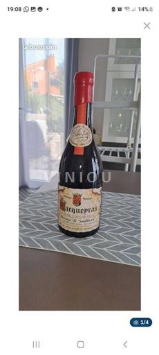 Vin Rouge sec Domaine Sanderoure 2014 France Vallée du Rhône Vacqueyras AOC