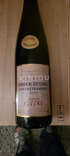 Alsace Alsace Grand Cru Grand Cru Domaine Armand Gilg Prestige 2016