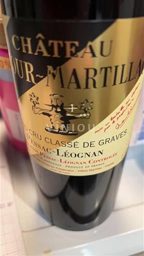 Bordeaux Pessac-Léognan Grand Cru Château Latourmartillac Neročník