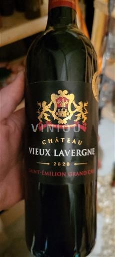 Bordeaux Saint-Émilion Château Vieux Lavergne 2020