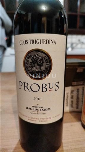 Jihozápad Cahors Clos Triguedina Probus 2018
