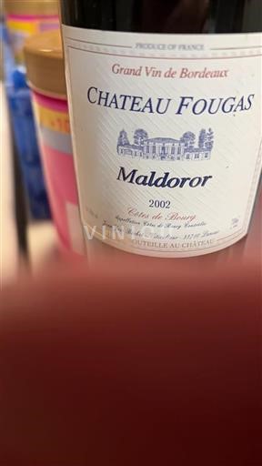 Bordeaux Côtes-de-bourg Château Fougas Maldoror 2002