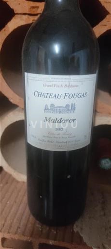 Bordeaux Côtes-de-bourg Château Fougas Maldoror 2002