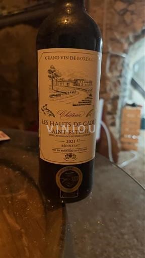 Bordeaux Saint-Estèphe Château Les Hauts De Gadet 2021