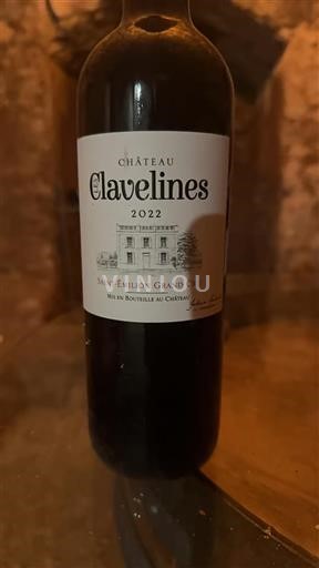 Bordeaux Saint-Émilion Grand Cru Grand Cru Château Les Clavelines 2022
