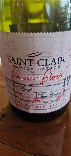 Hawke's Bay Saint Clair Family Estate Pioneer Block 2020