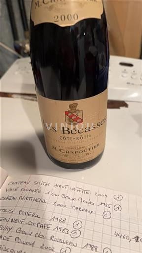 Rona dolina Côte-rôtie M. Chapoutier Les Bécasses 2000