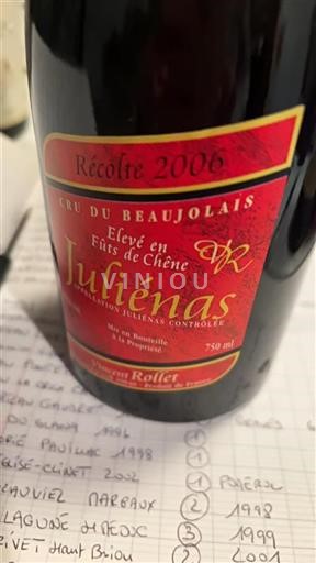 Beaujolais Juliénas Pascal Aufranc 2006