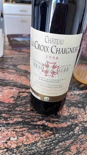 Bordeaux Lalande-de-pomerol Château La Croix Chaigneau 1998