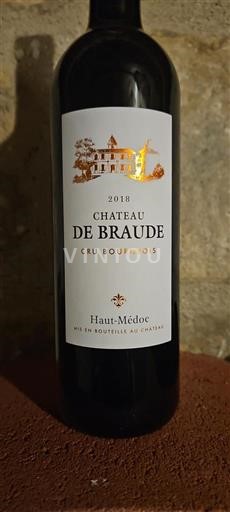 Bordeaux Haut-Médoc Cru Bourgeois Château Braude 2018