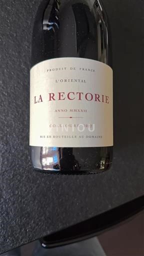 Roussillon Collioure Domaine La Rectorie L'Oriental 2022