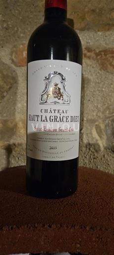 Bordeaux Saint-Émilion Grand Cru Grand Cru Château Haut La Grâce Dieu 2019