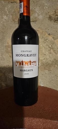 Bordeaux Margaux Château Mongravey 2020