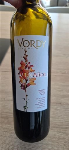 Languedoc Minervois Vordy Alice 2022