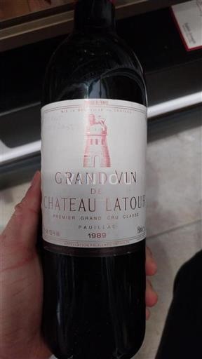 Bordeaux Pauillac Grand Cru Château Latour Grand Vin 1989