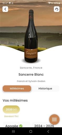 Valle della Loira Sancerre Franck Et Sylvain Godon 2020