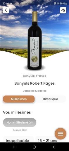 Roussillon Banyuls Domaine Madeloc Robert Pages Ikke årgangsbestemt