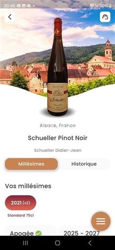 Elsass Pinot Noir Schueller 2021