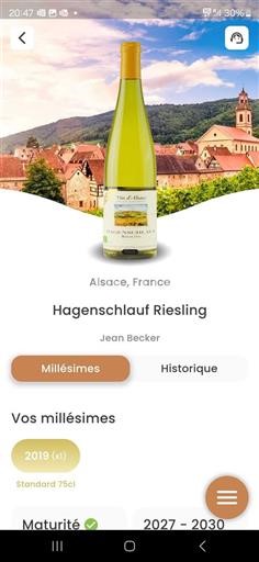 Alsace Jean Becker Hagenschlauf Riesling 2019