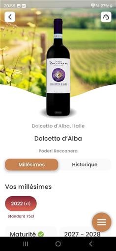 Piemonte Dolcetto d'Alba Poderi Roccanera Dolcetto d'Alba 2022