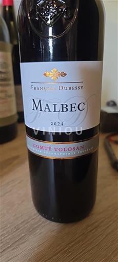 Jihozápad Comté tolosan François Dubessy Malbec 2024
