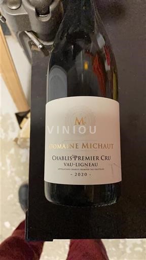 Burgundi Chablis Premier Cru Premier Cru Domaine Michaut Vau-Ligneau 2020