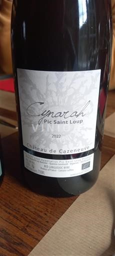 Languedoc Pic-saint-loup Château Cazeneuve Cynarah 2022
