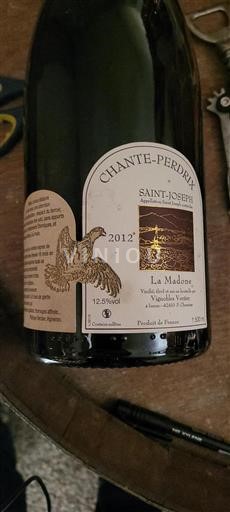 Rhône Valley Saint-Joseph Domaine Chante Perdrix La Madone 2012