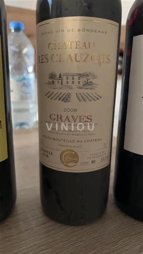 Bordéus Graves Château Les Clauzots 2009