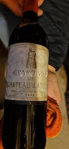 Bordeaux Pauillac Château Latour 1972