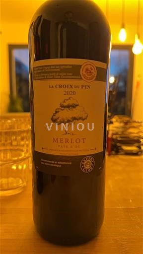 Languedoc ja Roussillon Pays d'Oc La Croix Du Pin Merlot 2020
