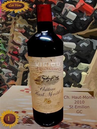 Bordeaux Saint-Émilion Grand Cru Château Hautmontil 2010
